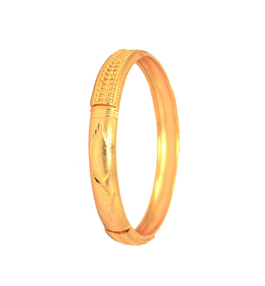 Traditional design gold plated bangle - Bangle by Shrayathi