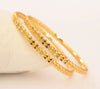 Trendy gold plated bangle - Bangle by Shrayathi