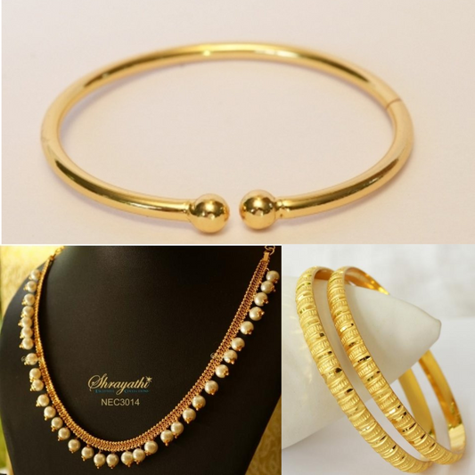 One Gram Gold Plated Combo Jewellery - Combo3
