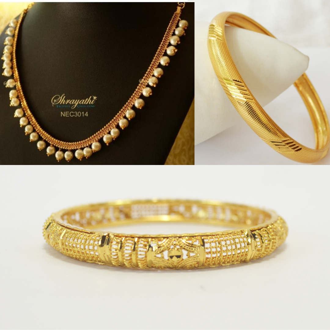One Gram Gold Plated Combo Jewellery - Combo5