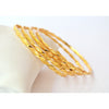 Set of 4 gold plated bangles - Bangle by Shrayathi
