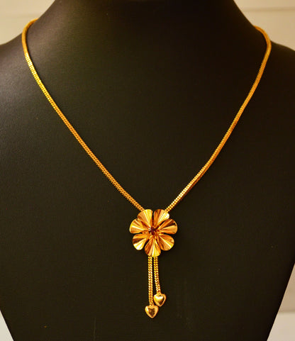 Trendy flower shape Necklace -  by Shrayathi