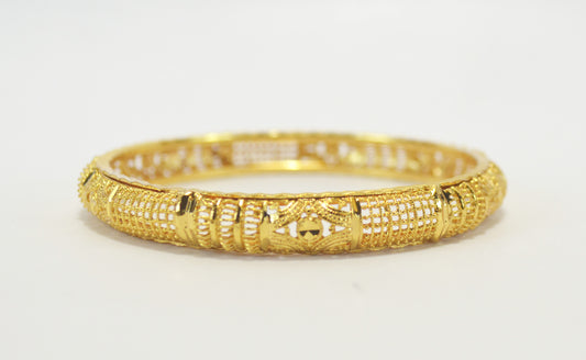 Beautifully gold plated bangle - Bangle by Shrayathi