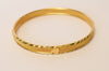 Gold plated trendy design bangle - Bangle by Shrayathi