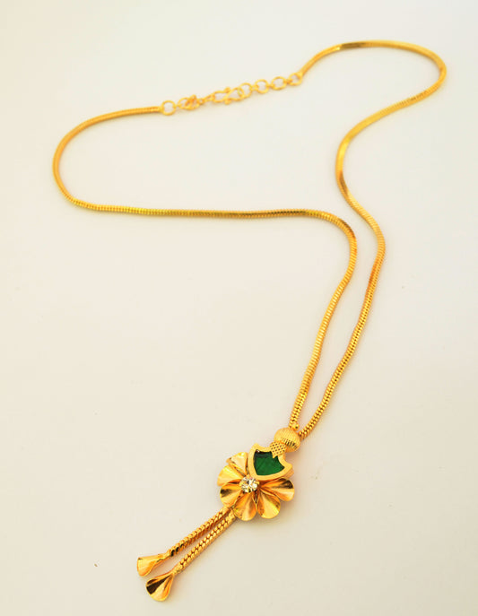 Palakka Flower Necklace -  by Shrayathi