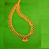 Green Long Palakka Necklace -  by Shrayathi