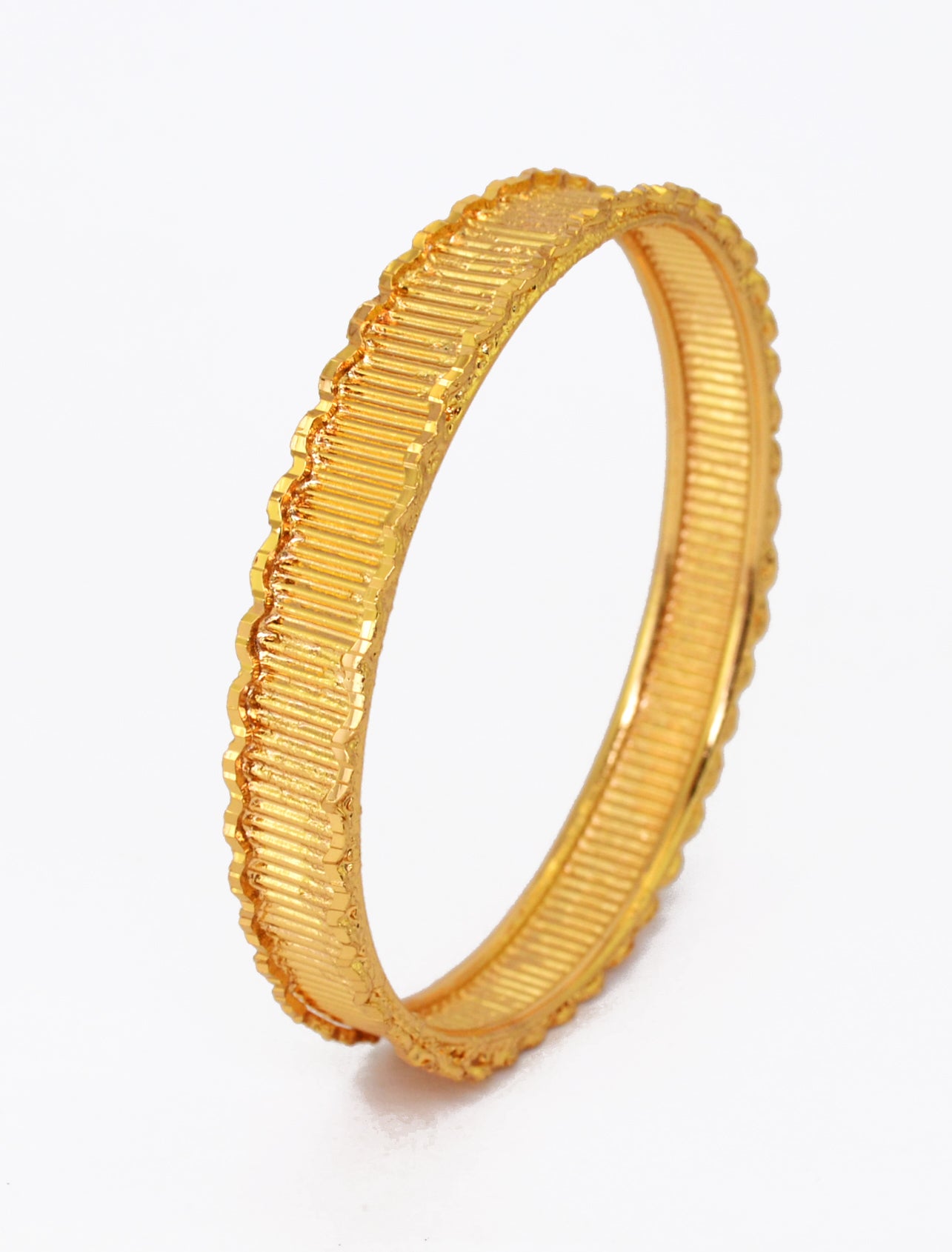 Designer Gold Plated Bangle - Bangle by Shrayathi