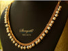 White beaded necklace