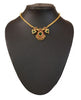 Itscustommade Green palakka necklace with 2 palakka
